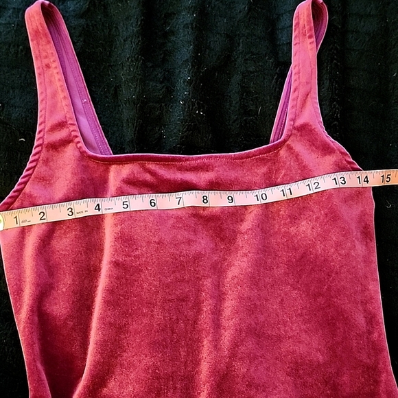 UO Hailey MD Pink Velvet Sleeveless Bodycon Mini Dress - Picture 9 of 13